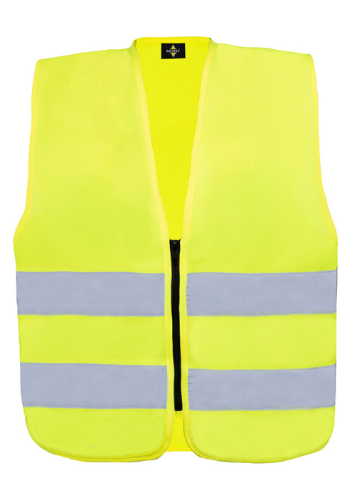 Preview: Korntex® Kinderwarnweste mit Reißverschluss