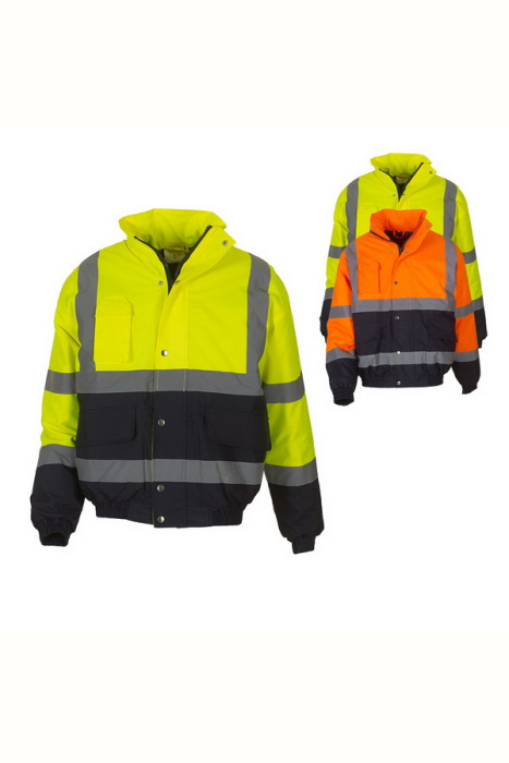 Preview: YOKO® Hi-Vis Two-Tone Bomber Jacket