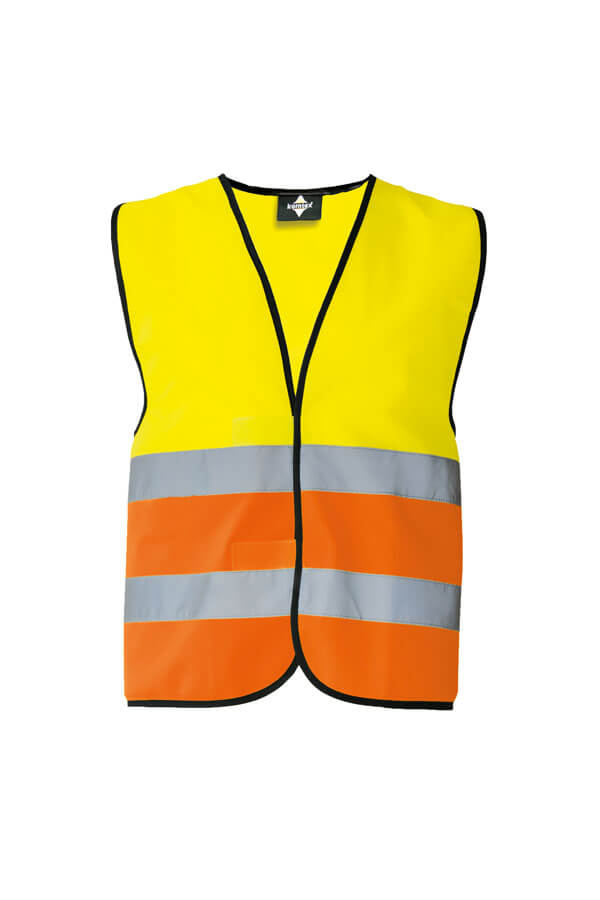Basic Warnveste Gelb/Orange
