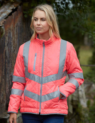 YOKO® Hi-Vis Kensington Jacket (with Fleece Lining)